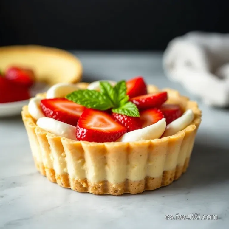Tartaleta de Fresas Cl&aacute;sica con Crema Pastelera