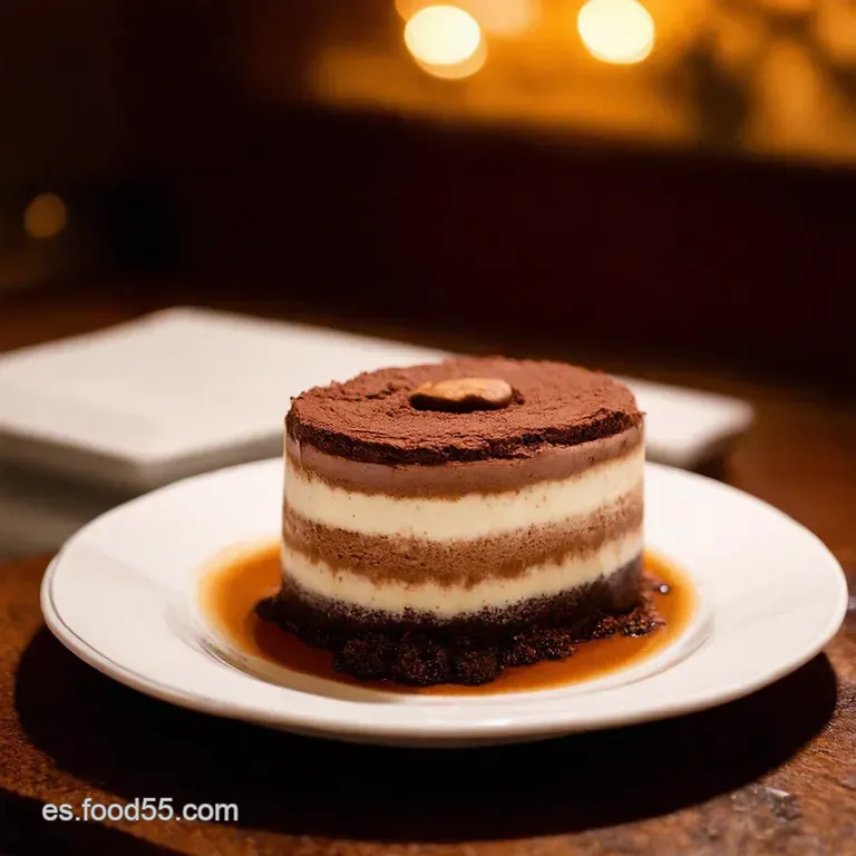 Tiramis&uacute; Express De Chocolate Caliente presentation