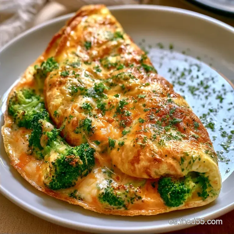 Tortilla De Brócoli Saludable