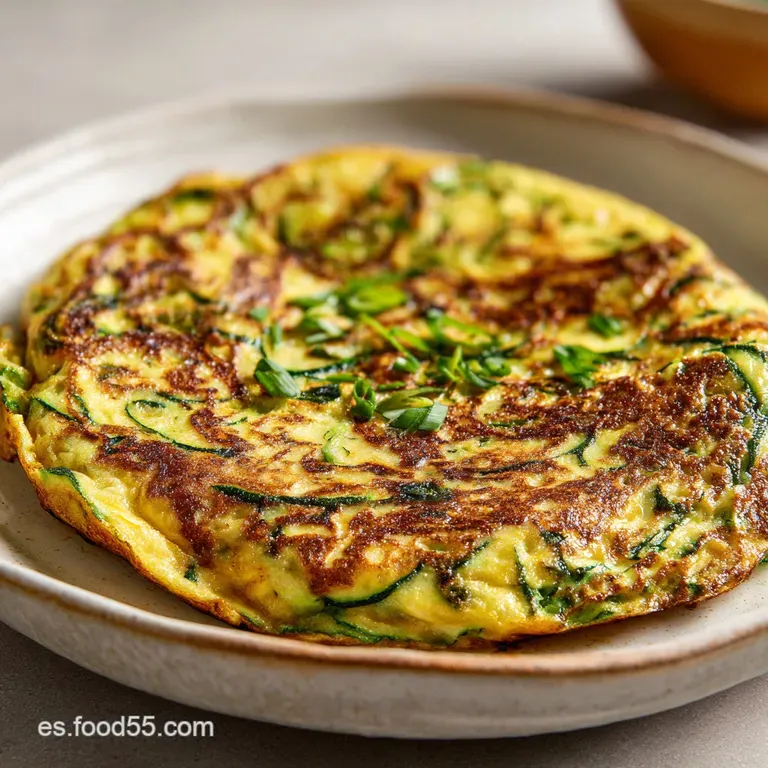 Tortilla de Calabac&iacute;n: Jugosa y F&aacute;cil