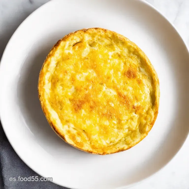 Tortilla de Patatas Al Microondas Lista en un Tris