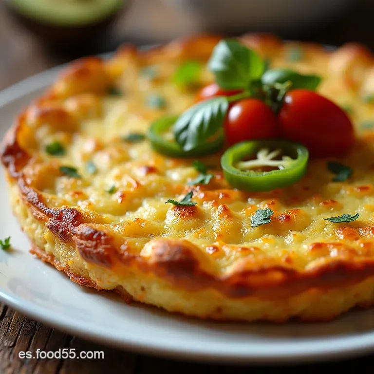Tortilla Espa&ntilde;ola Express de Patatas y Pimientos en Air Fryer o sart&eacute;n