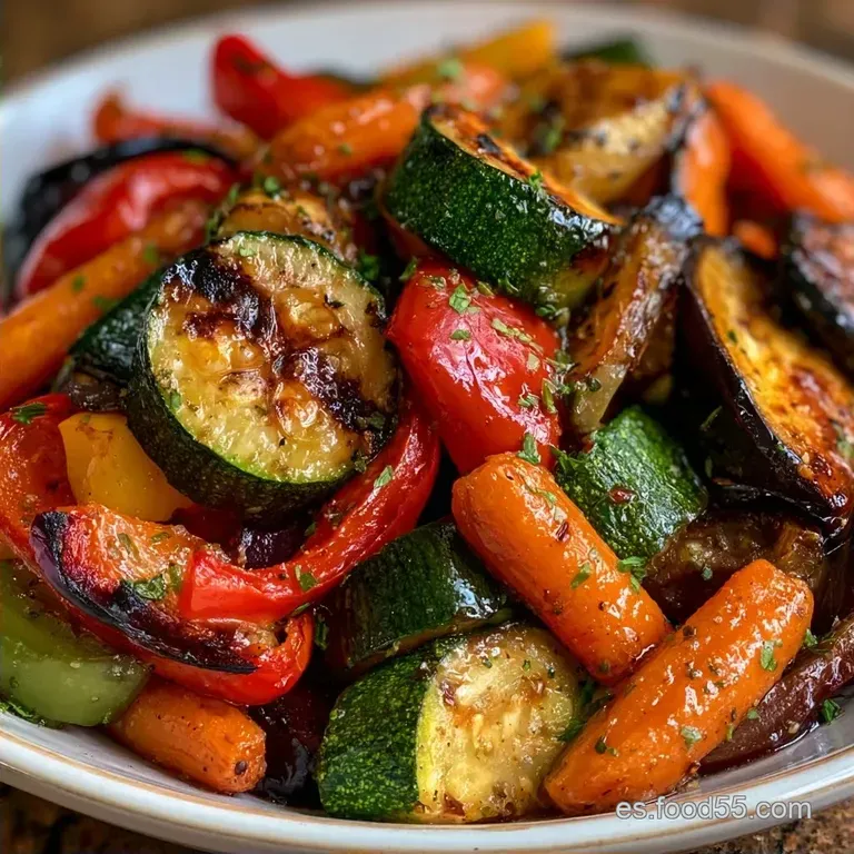 Verduras Asadas De Verano: Bordes Tostados
