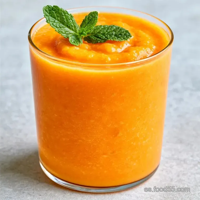 Zumo de Naranja con Menta y Miel